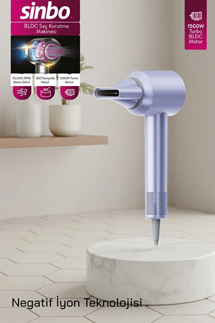 Sinbo Shd-1740 Bldc Saç Kurutma Makinesi-Mavi
