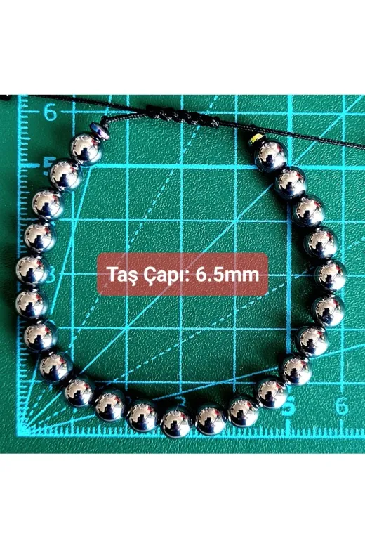 Singincraft Nadir Taşlar Serisi Terahertz Doğal Taş Bileklik (El Yapimi Tasarim Ürünler)