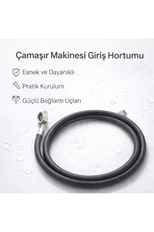 Şirin te-1.5 Çamaşır Makinesi Su Giriş Hortumu 1.5Metre – Dayanıklı