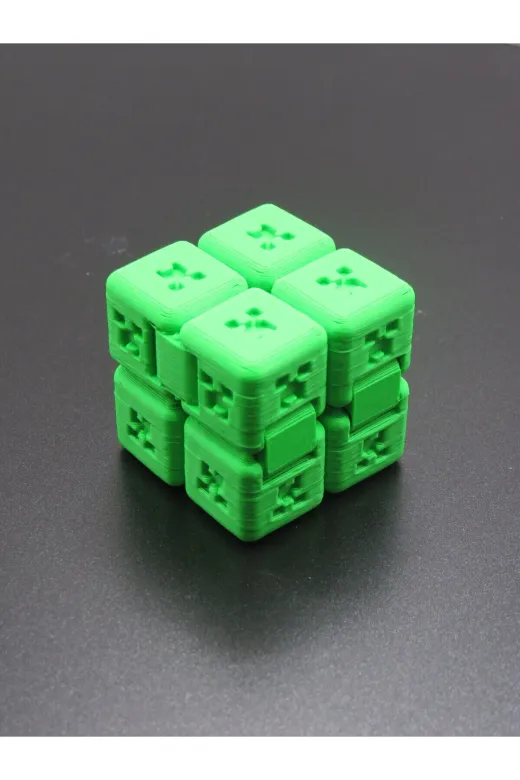 SİRİUS3D 629652656595 ? Creeper Temalı Infinity Cube – Sonsuz Döngü Küpü