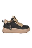 Siyah Bağcıklı Kadın Hi Sneaker