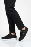 Siyah Beyaz Tekstil Erkek Casual Ayakkabı