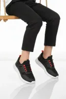 Siyah Beyaz Unisex Çocuk Spor Ayakkabı