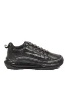 Siyah Memory Foam Lastik Bağcıklı Erkek Sneaker