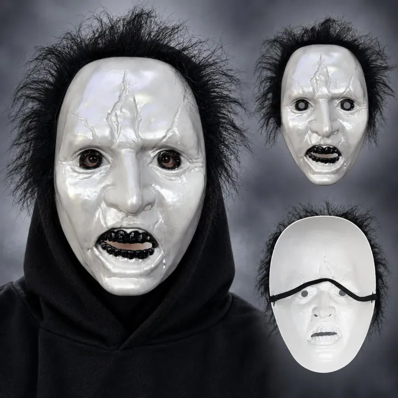 Siyah Saçlı Michael Myers Plastik Karakter Maskesi (4745)