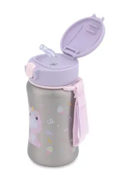 Skip Hop Besties Squad Paslanmaz Çelik Pipetli Suluk Unicorn