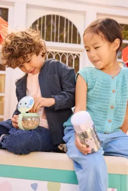 Skip Hop Besties Squad Paslanmaz Çelik Pipetli Suluk Unicorn