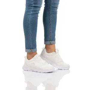 Slazenger Beyaz Bağcıklı Cilt Unisex Spor Ayakkabı