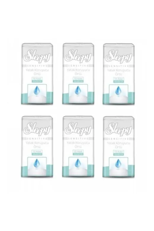 Sleepy 5558888999 Hasta Yatak Koruyucu 6Lı Set 60*90 Cm 60 Adet 6Pk*10