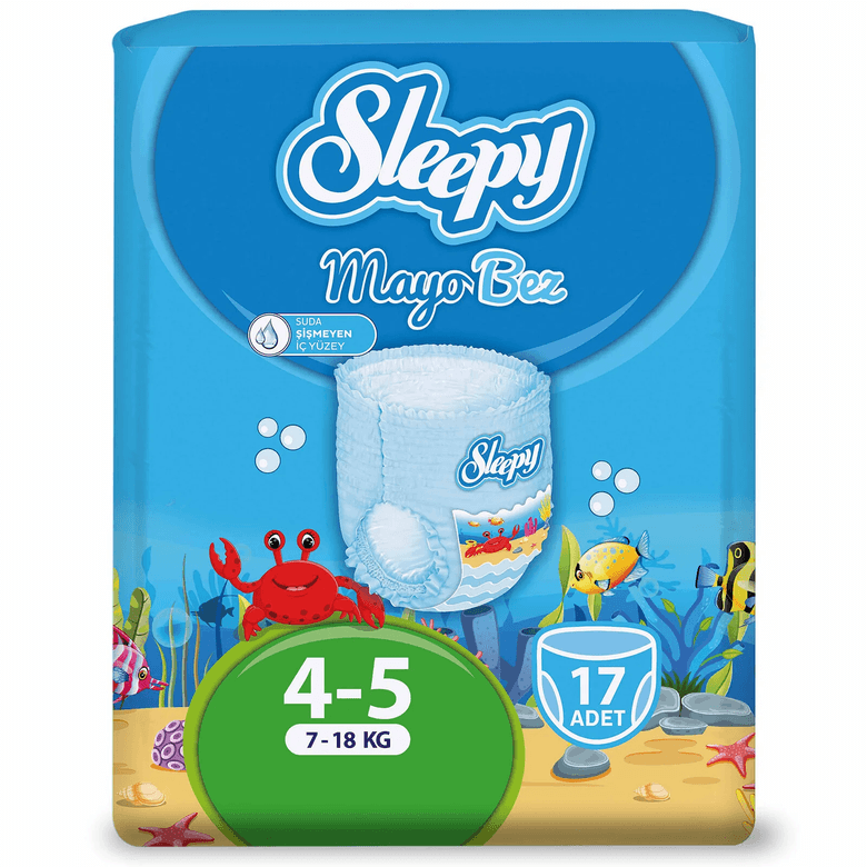 Sleepy GDFFGD203NHHG Mayo Bez Junior 4-5 Beden 7-18 Kg 17 Adet