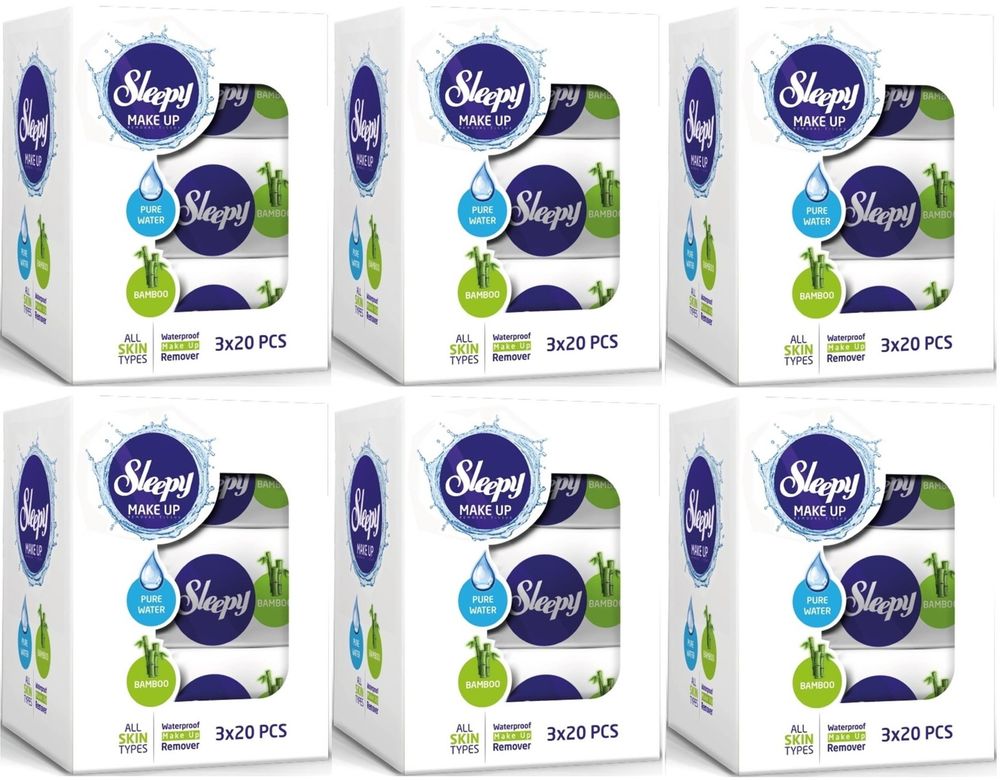 Sleepy Yüz Temizleme Havlusu Bamboo Make Up 360 Yaprak (18PK*20)