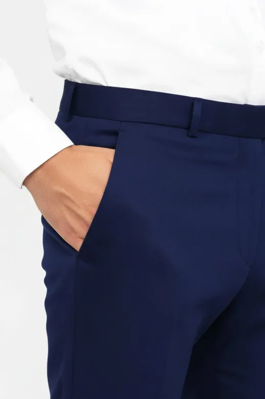 Slim Fit Koyu Mavi Erkek Pantolon - Wessi