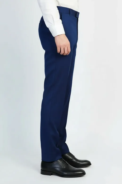 Slim Fit Koyu Mavi Erkek Pantolon - Wessi