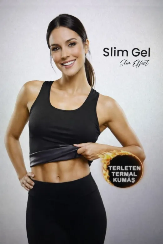 SLİM GEL Unisex Termal Sauna Atlet Terletici Spor İçlik Nefes Alabilir Günlük Ve Fitness Kullanımına Uygun