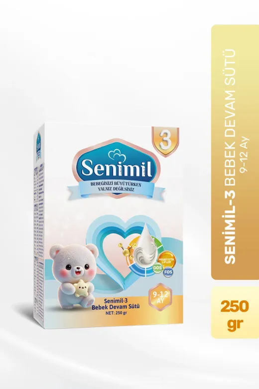 SNML03 3 Bebek Devam Sütü 250 Gr (9-12 Ay)