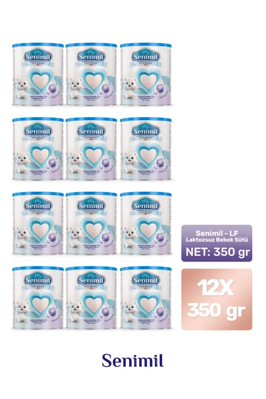 SNML138 Laktozsuz Bebek Sütü 350 Gr 12 Li Avantaj Paketi