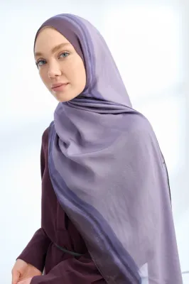SOFT BLUSH FLOŞ VİSKON ŞAL - LEYLAK