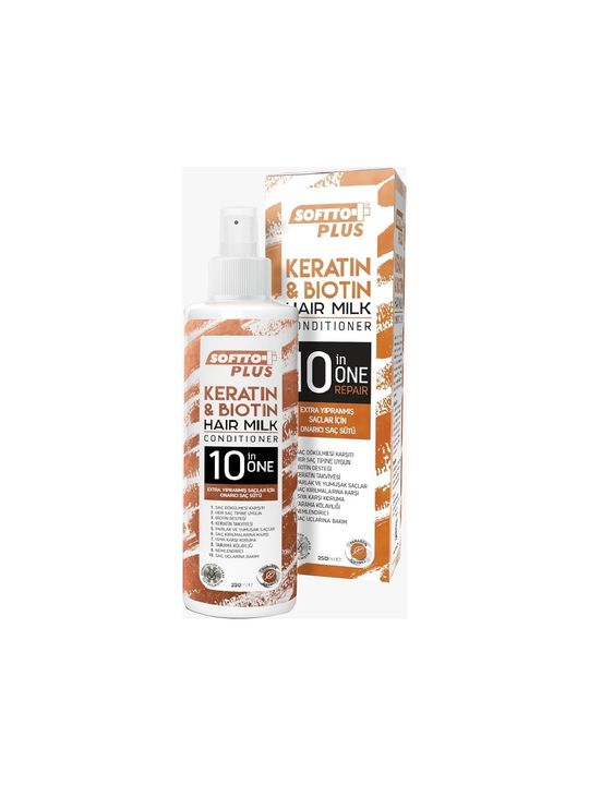 Softo  Plus 24111997 Softto Plus Keratın Biotin Saç Sütü 200Ml