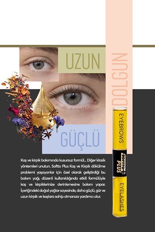 Softto Plus JVGa7YSjNI Dolgunlaştıran Kaş Kirpik Serumu 10 Ml 10 Ml