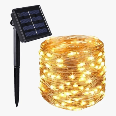 Solar Güneş Enerjili 200 LED’li Peri Işık Zinciri