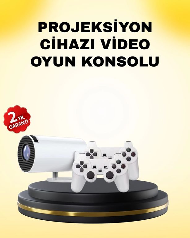 Solmazlar Online 125044426 Mey İthalat Film Dizi Ve Oyun İçin Taşınabilir Kablosuz Mini Projeksiyon