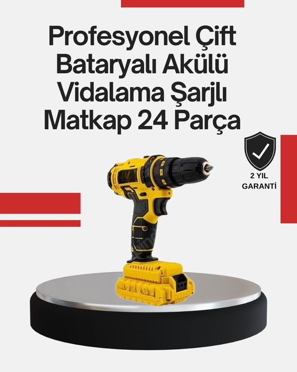 Solmazlar Online 125070859 Mey İthalat Ergonomik Tasarımlı 12V Matkap 2 Vitesli, Led Aydınlatmalı Ve Dayanıklı