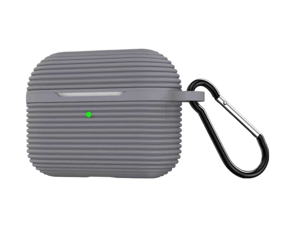 Solmazlar Online 129107304 Airpods Pro 3 3.nesil Raven Silikon Kılıf - Gri