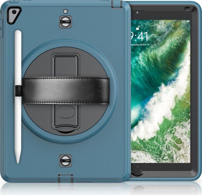 Solmazlar Online 8683140251789-BLNC İpad 5 Air 9.7 Kılıf Strap-C Otterbox Tablet Kapak - Mavi Diğer Diğer