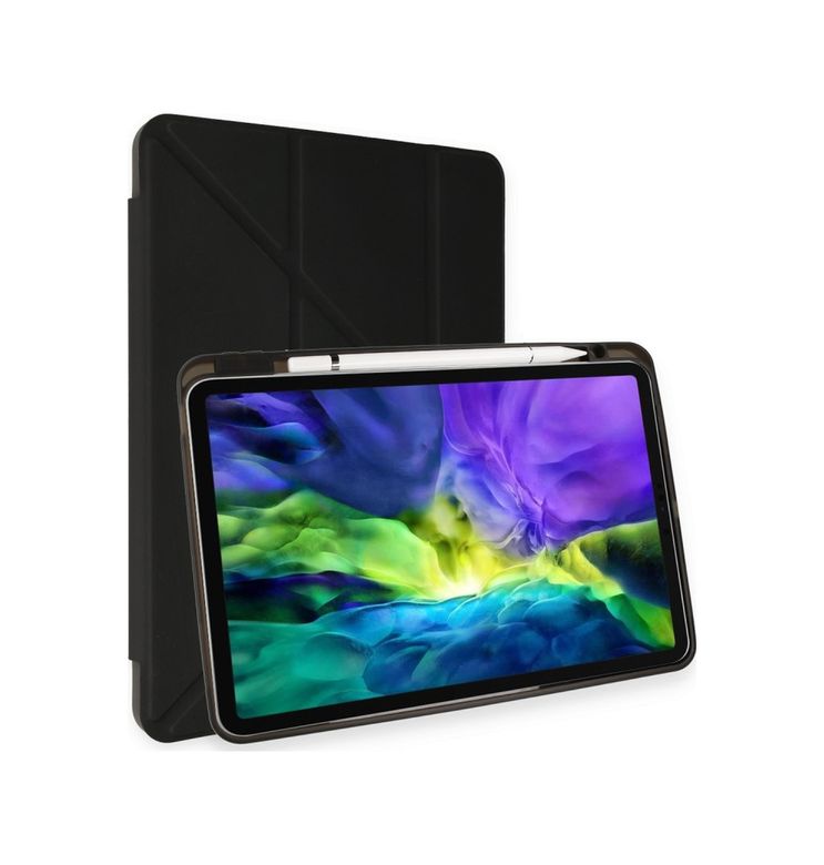 Solmazlar Online 8683140406479-BLNC İpad Air 4 10.9 Kılıf Kalemlikli Mars Tablet Kılıfı - Siyah Diğer Diğer