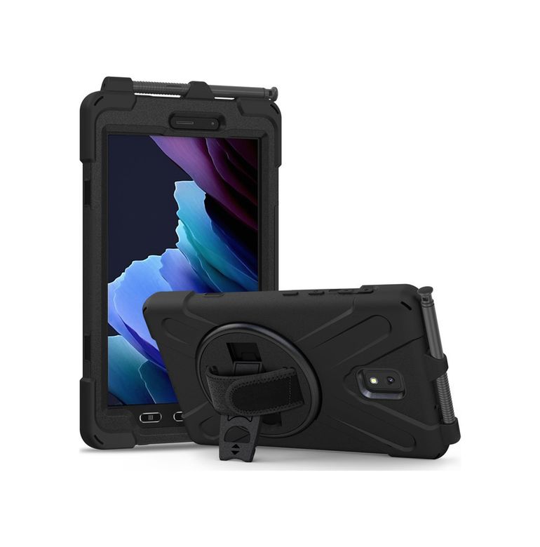 Solmazlar Online 8683140571320-BLNC Galaxy T577 Tab Active 3 Kılıf Amazing Tablet Kapak - Siyah Diğer Diğer