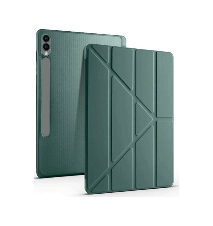 Solmazlar Online 8683140683030-BLNC Galaxy X510 Tab S9 Fe 11 Kılıf Kalemlikli Mars Tablet Kılıfı - Koyu Yeşil Diğer Diğer