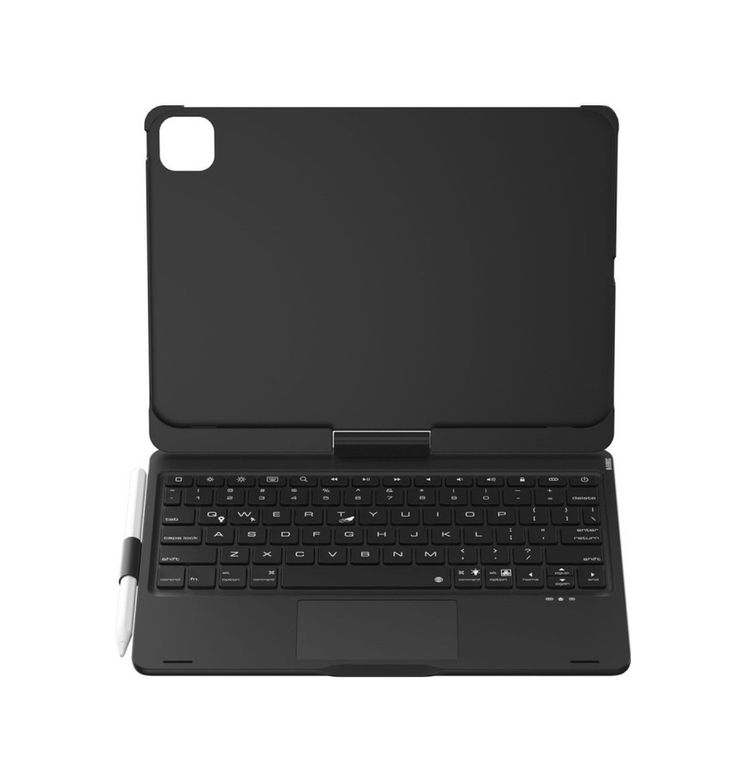 Solmazlar Online 8683140797492-BLNC Ipad Uyumlu Pro 11 2024 F11 Ats Kılıf Magic Dönen Klavyeli Tablet Kılıf - Siyah Diğer Diğer