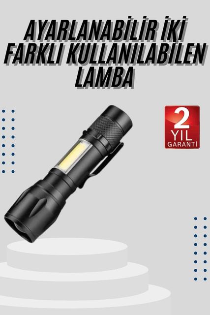 Solmazlar Online MEYTDUCZZZHS215LAMBAAAAA1-BLMY Mey İthalat El Feneri Uzun Menzilli Usb Şarj Edilebilir Kamp Lambası Çok Renkli 91819548