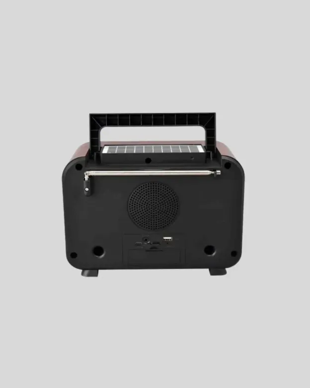 Şöne Efektli Solar Hoparlör Bluetooth 5.3 Radyo AUX USB TF Destekli