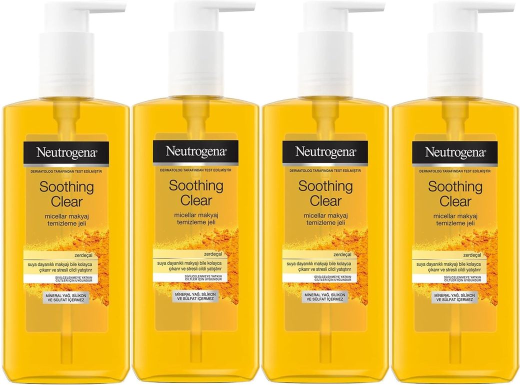 Soothing Clear Micellar Yüz Temizleme Jeli 200ML (4 Lü Set)