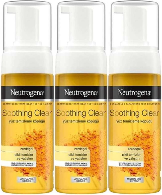 Soothing Clear Yüz Temizleme Köpüğü 150ML (3 Li Set)