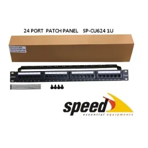 SPEED SP-CU624 24 PORT UTP CAT6 PATCH PANEL