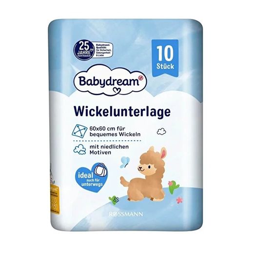 SR12062947 Babydream 10'lu Bebek Alt Değiştirme Örtüsü
