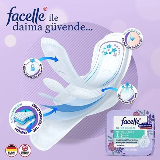 SR12063177 Facelle Ped Ultra Normal 16'lı