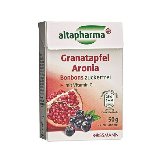 SR17060088 Altapharma Bonbon Şekerleme Kutu Nar Ve Aroniya 50 Gr