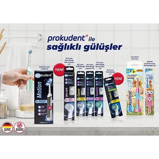 SR20080264 Prokudent Diş Fırçası Yedek Başlığı Intensiv 3 Adet