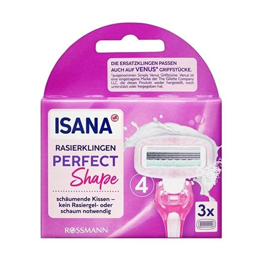 SR20080449 Isana Kadınlar İçin 4 Bıçaklı Yedek Tıraş Bıçağı