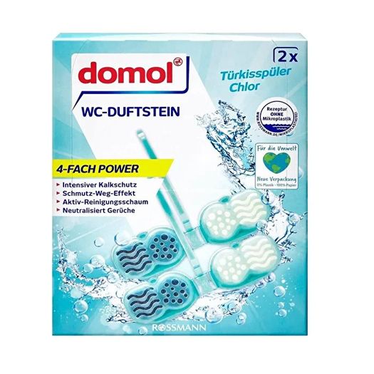 SR20100057 Domol Wc Kokusu Klozet Blok Turkuaz 96 Gr