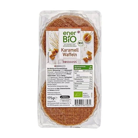SR21100189 Enerbio Organik Karamelli Gofret 175 Gr