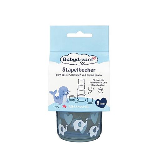 SR24010020 Babydream Eğitsel Oyun Bardakları 8 Adet