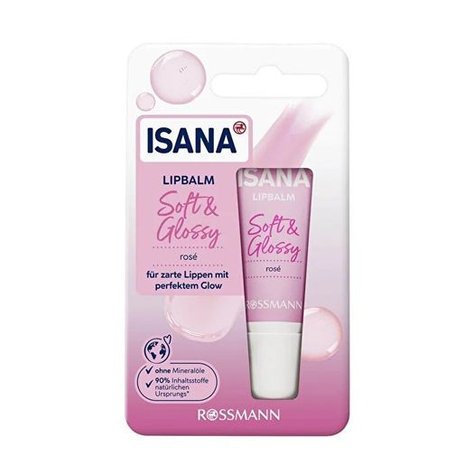 SR24070098 Isana Soft & Glossy 15 Gr Dudak Bakım Kremi
