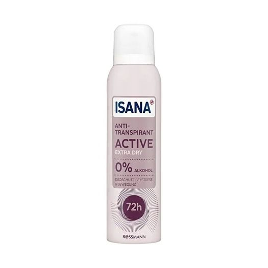 SR25050112 Isana Sprey Deodorant Active Ekstra Dry 72H 150 Ml