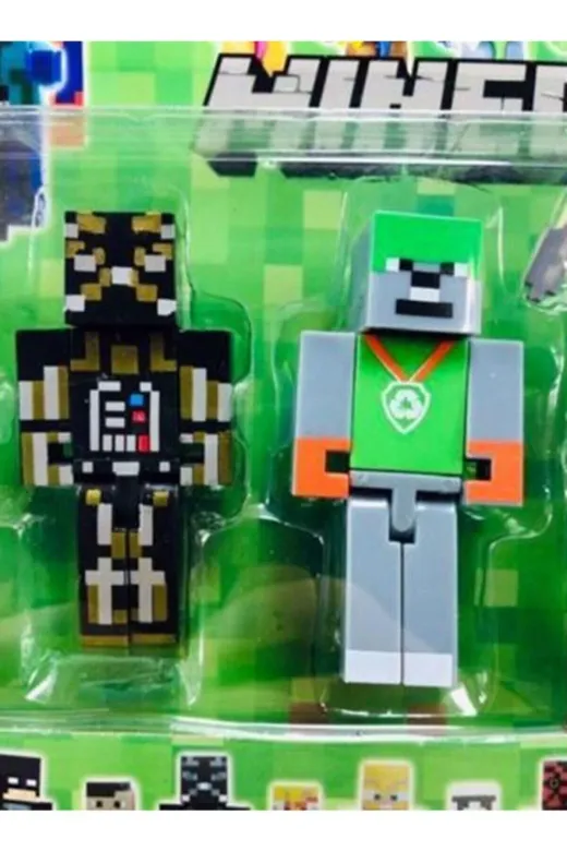 SRT 16083 Dzc Kuzenler Avm Minecraft 6 Lı Figür Batmen Kaptan Karakter Oyuncaklar