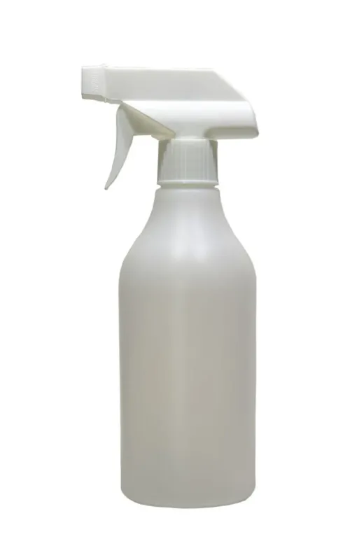 SSEPETLESENE SPT8697431107 Boş Polietilen Şişe 500 Ml + Sprey Valf Takım 2 Adet Beyaz Trigerli