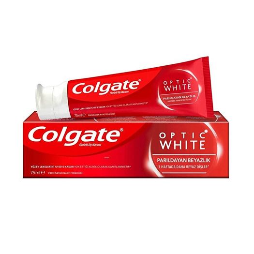 ST12100290 Colgate Diş Macunu Optik Beyaz Parıldayan Beyazlık 75 Ml